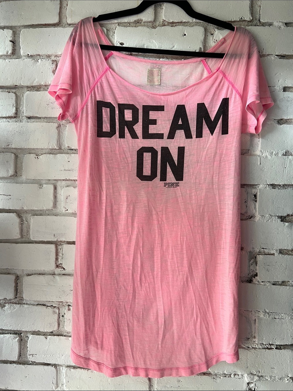 PINK Victoria’s Secret pink light night gown dress Y2K night